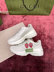 Gucci Rhyton Sneaker Ivory Wild Rose  - 3