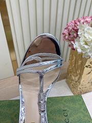 	 Gucci 9.5cm silver Heels - 6