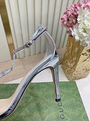 	 Gucci 9.5cm silver Heels - 5