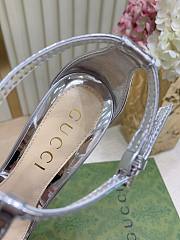 	 Gucci 9.5cm silver Heels - 4