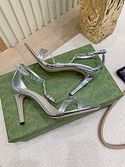 	 Gucci 9.5cm silver Heels - 2