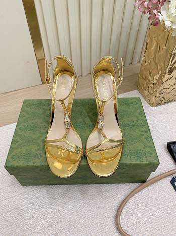 	 Gucci 9.5cm Gold Heels