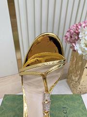 	 Gucci 9.5cm Gold Heels - 3