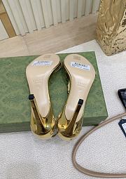 	 Gucci 9.5cm Gold Heels - 2