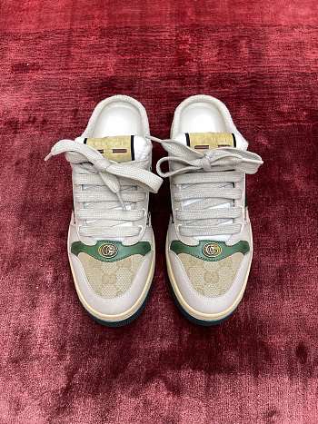 Gucci GG Screener sneaker in GG canvas/white leather 