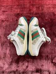 Gucci GG Screener sneaker in GG canvas/white leather  - 6