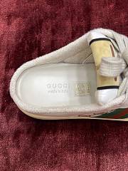 Gucci GG Screener sneaker in GG canvas/white leather  - 2