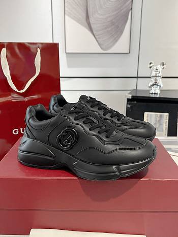 Gucci Rhyton Sneakers in Black