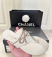 Chanel Leather Slipper Thong  - 2