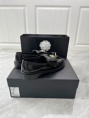 Chanel Mocassins Black Patent Shoes - 2