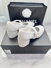 Chanel White Mary janes leather Shoes - 4