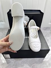 Chanel White Mary janes leather Shoes - 2