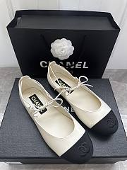 Chanel Mary Janes Black&White Flat Shoes - 1