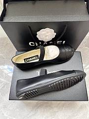 Chanel Black Mary janes leather ballet flats  - 3