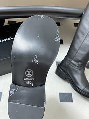 Chanel Interlocking CC Logo Riding High Boots - 6