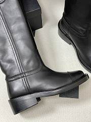 Chanel Interlocking CC Logo Riding High Boots - 4