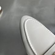 Chanel White Loafers  - 6