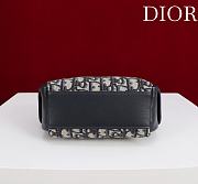 Dior Mini D-Journey Bag Blue Dior Oblique Jacquard - 18x17x9cm - 6