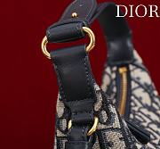 Dior Mini D-Journey Bag Blue Dior Oblique Jacquard - 18x17x9cm - 5