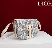 Dior Bobby Bag Blue Oblique Jacquard - 22×17×6cm - 6