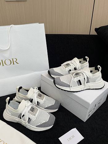 Dior Run'n'Dior Sneaker Ecru Technical Mesh with Wool
