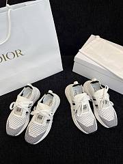 Dior Run'n'Dior Sneaker Ecru Technical Mesh with Wool - 6