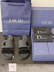 Dior Oblique Printed Technical Fabric Slides - 5