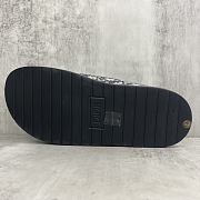 Dior Aqua Mule Beige and Black Dior Oblique Jacquard - 4