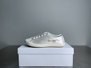 Dior Dioriviera Lucky Sneaker White Satin
