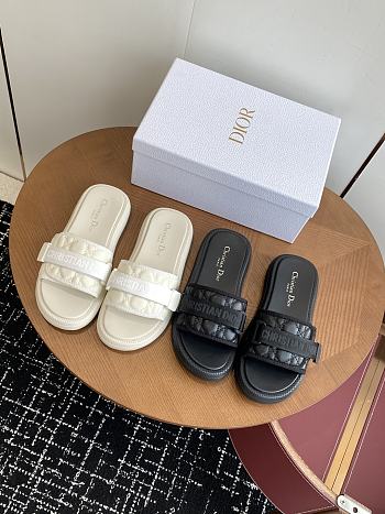 Dior Dioriviera Evolution Slide White Leather