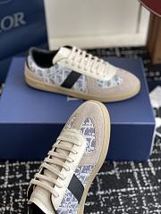 Dior Oblique Blue Sneakers  - 5