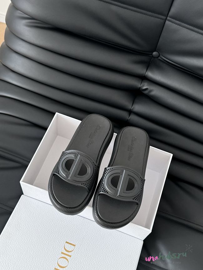 Dior Dioriviera D-Club Slide Black Rubber - 1