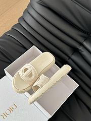 	 Dior Dioriviera D-Club Slide White Rubber - 4