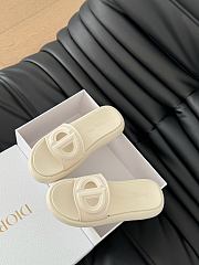 	 Dior Dioriviera D-Club Slide White Rubber - 3