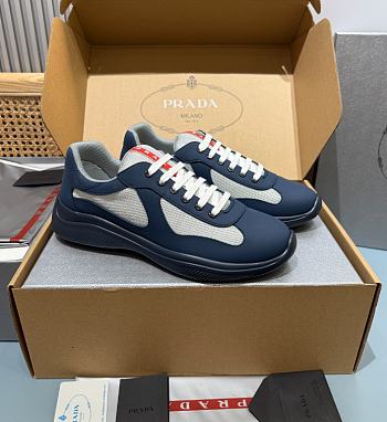 Prada America's Cup Soft rubber and bike fabric sneakers