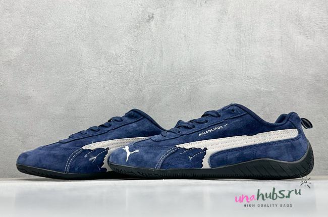 Balenciaga Speedcat Suede Balenciaga in Navy - 1
