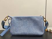 Louis Vuitton Pochette Accessories XL Blue Denim - 16.5 x 9 x 28 cm - 3