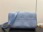 Louis Vuitton Speedy Bandoulière 35 Damier Blue Denim - 22 x 19 x 35 cm - 4