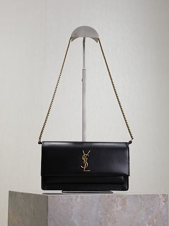 YSL Sunset Black Bag - 22x12x2cm