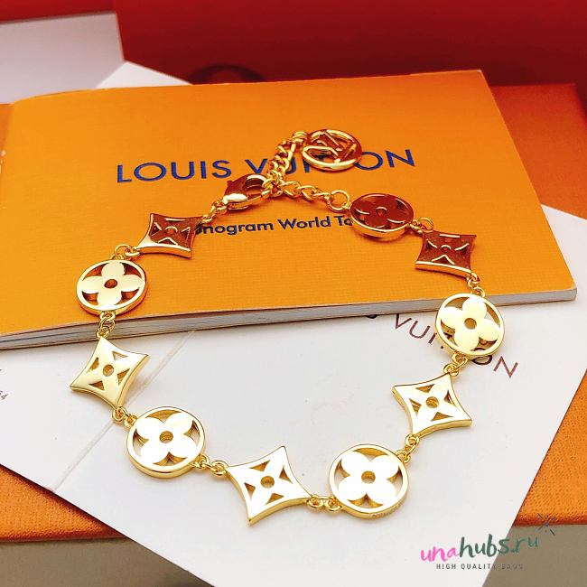 Louis Vuitton Blossom Monogram Gold Bracelet - 1