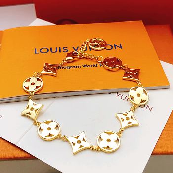 Louis Vuitton Blossom Monogram Gold Bracelet