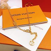 Louis Vuitton Crystal Loulougram Pendant Necklace  - 5