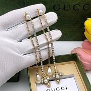 Gucci Bee & Crystal Earrings in Gold - 2