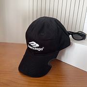 BALENCIAGA Logo-Embroidered Cotton-Twill Cap - 5