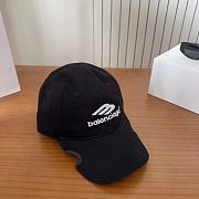 BALENCIAGA Logo-Embroidered Cotton-Twill Cap - 4