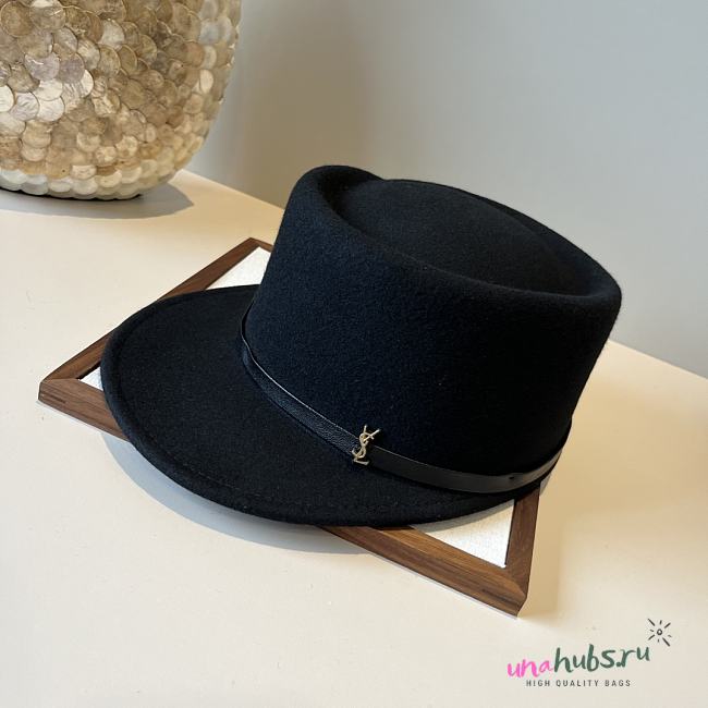 YSL Suede Black Hat - 1