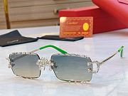 Cartier Rectangle Rimless Sunglasses Modern Eyewear  - 4