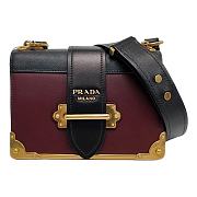 Prada Cahier leather crossbody bag - 20x15x7cm - 1