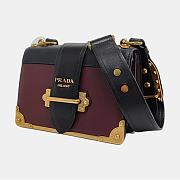 Prada Cahier leather crossbody bag - 20x15x7cm - 6