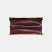 Prada Cahier leather crossbody bag - 20x15x7cm - 5